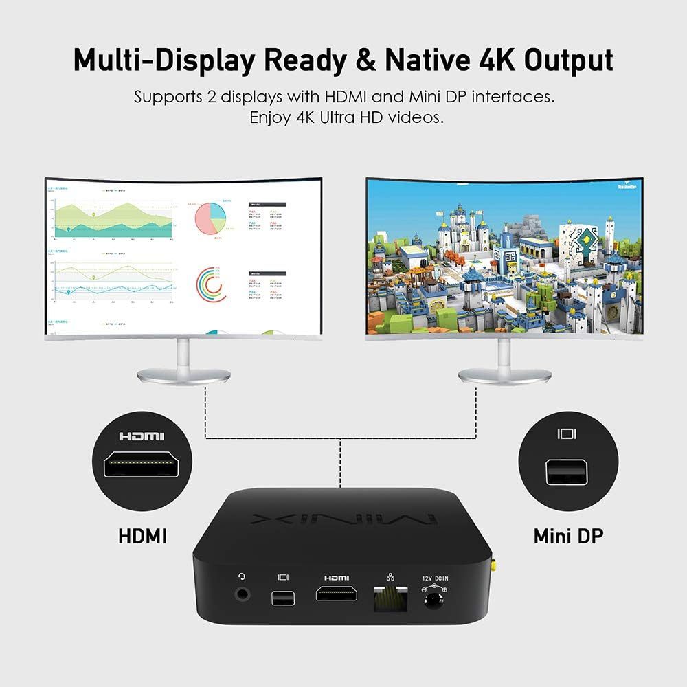 MINIX Z83-4 MAX 4GB/128GB Fanless Mini PC + Window Os
