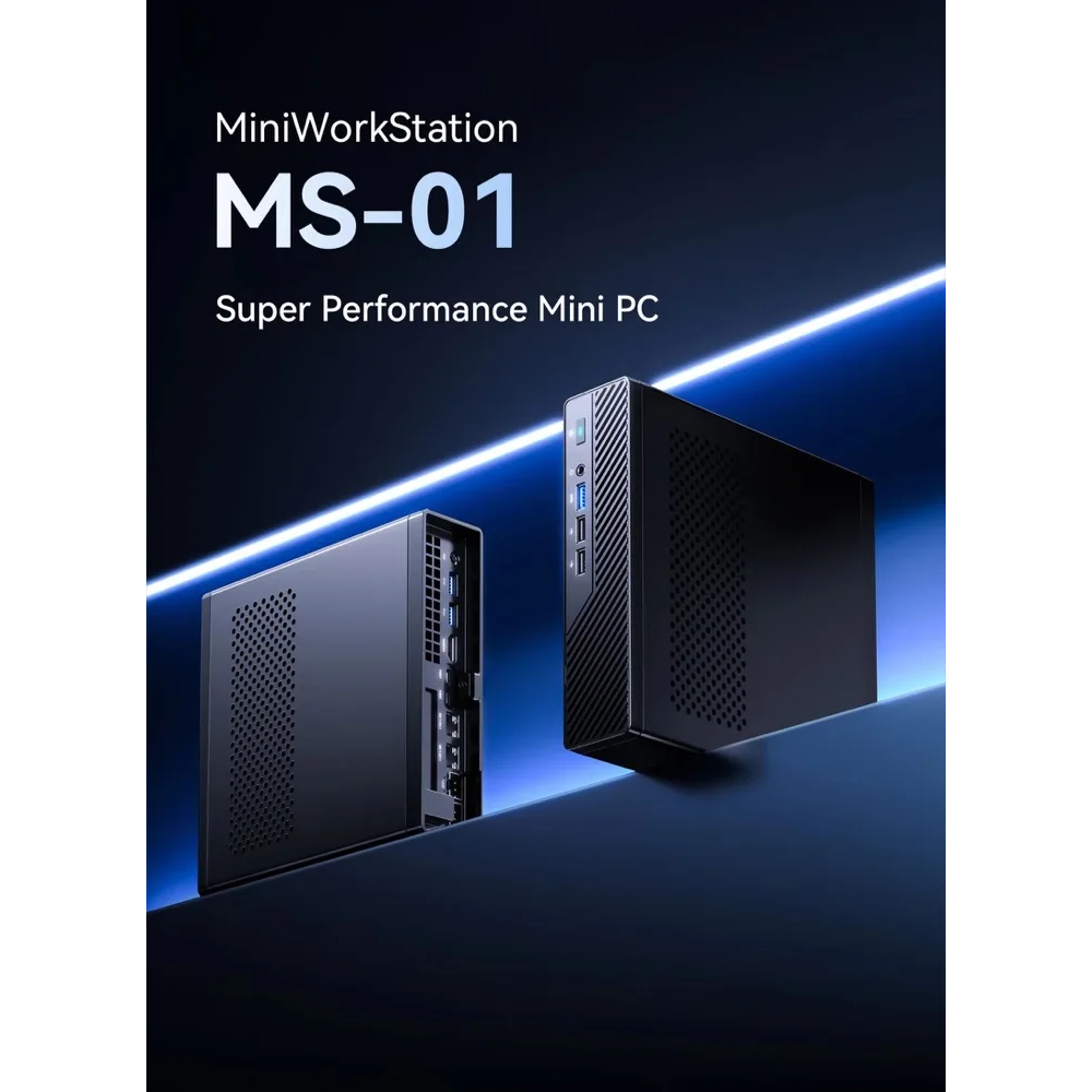 MINISFORUM MS-01 Workstation CPU Core i9 -13900H 32GB+1TB + Window11 Mini PC