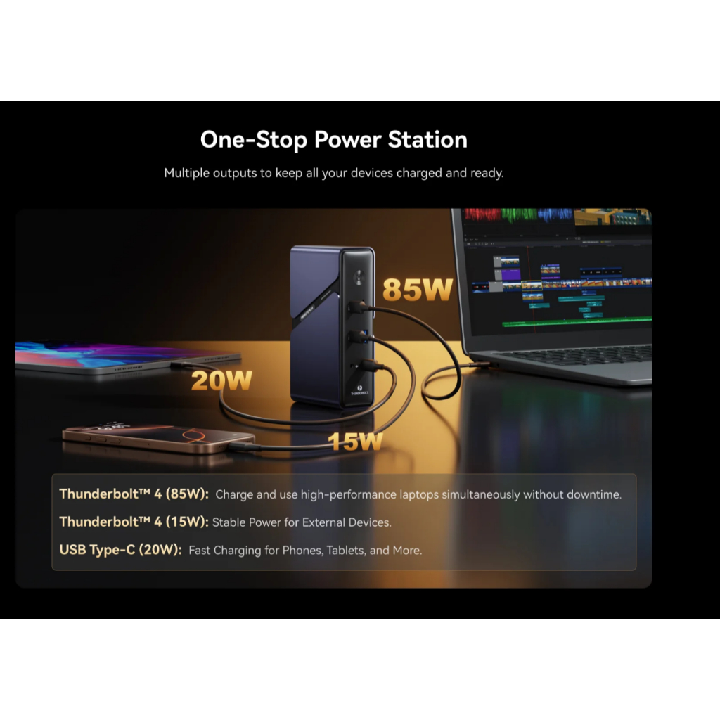 (Official)MINISFORUM TB4-01 12 in 1 Thunderbolt™ 4 Dock