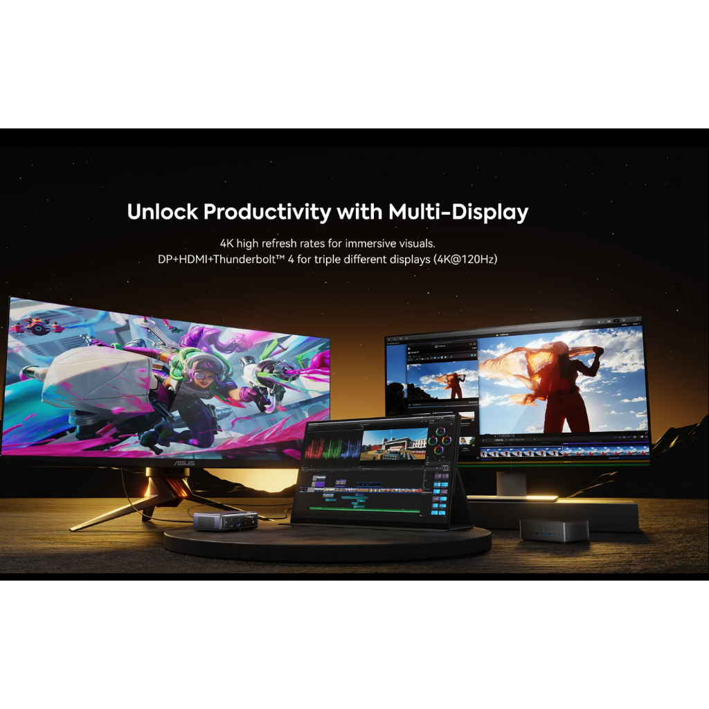(Official)MINISFORUM TB4-01 12 in 1 Thunderbolt™ 4 Dock