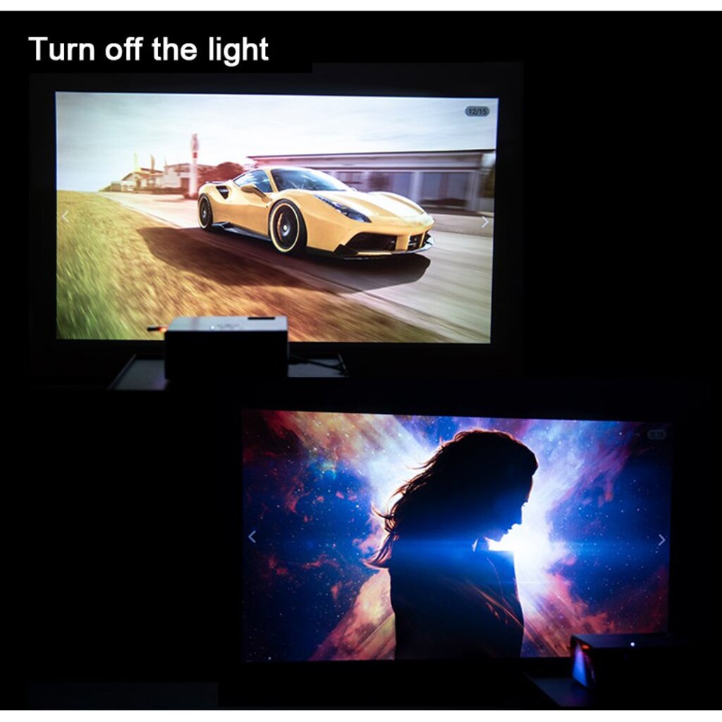 OWLENZ SD150 โปรเจคเตอร์> มีรีวิว 5000 LUX Lumens คมชัดภาพสวย รับประกันสินค้า ชัดกว่า Wanbo