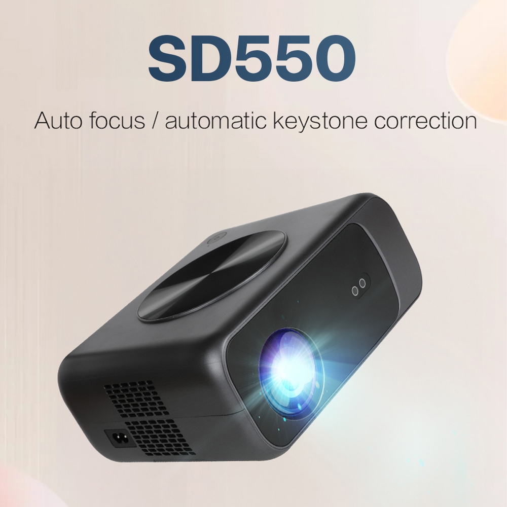Owlenz SD550 โปรเจคเตอร์ Android 12.0 คมชัด ค่าความสว่างสูง 450 ANSI LUMENS รุ่นใหม่ปี 2025