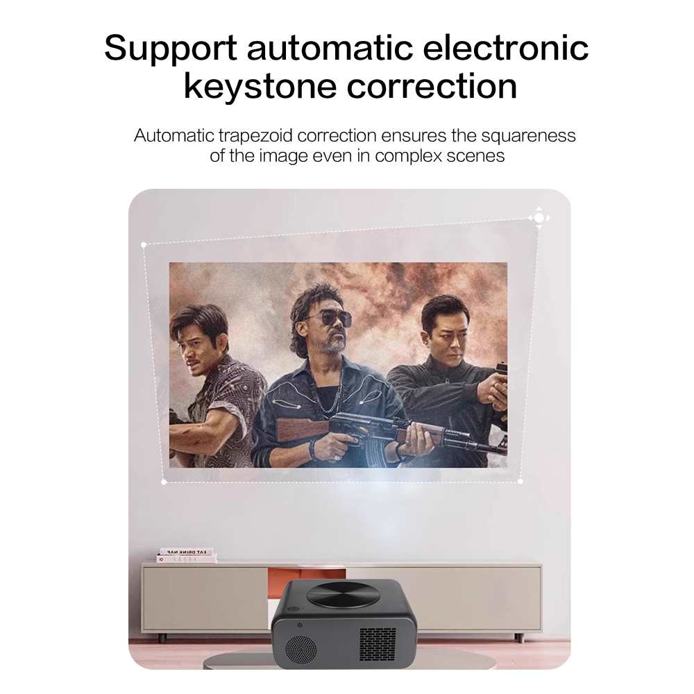 Owlenz SD550 โปรเจคเตอร์ Android 12.0 คมชัด ค่าความสว่างสูง 450 ANSI LUMENS รุ่นใหม่ปี 2025