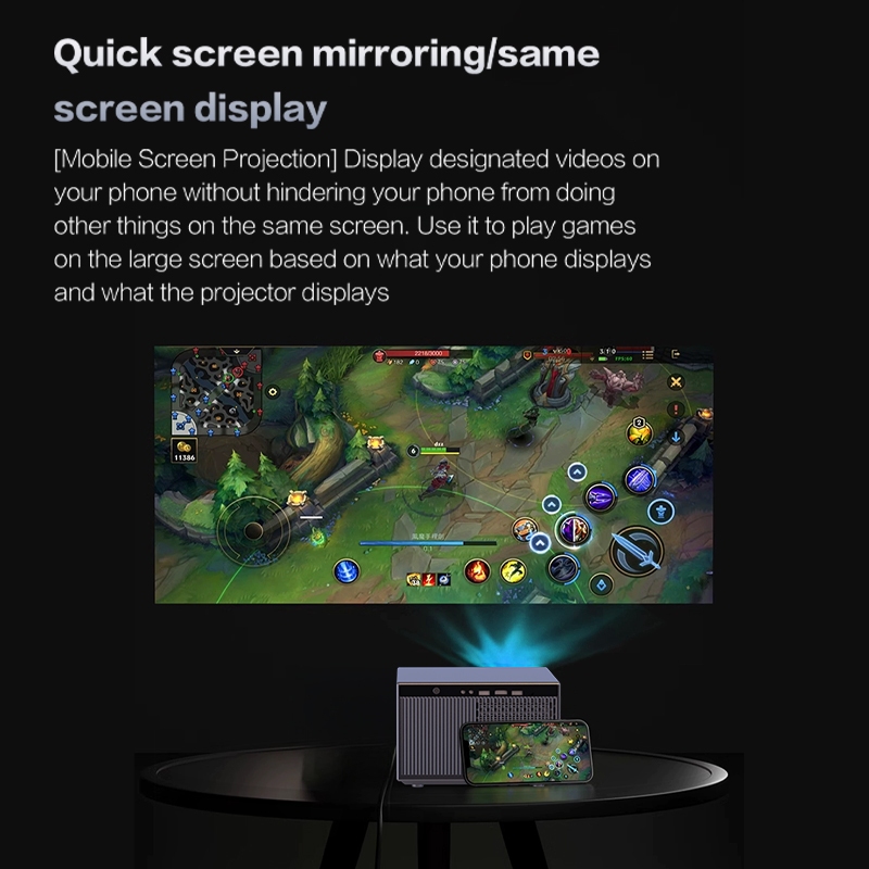โปรเจคเตอร์ OWLENZ SD700 Mini ภาพ HD1080P Auto Focus ปรับภาพอัตโนมัติ