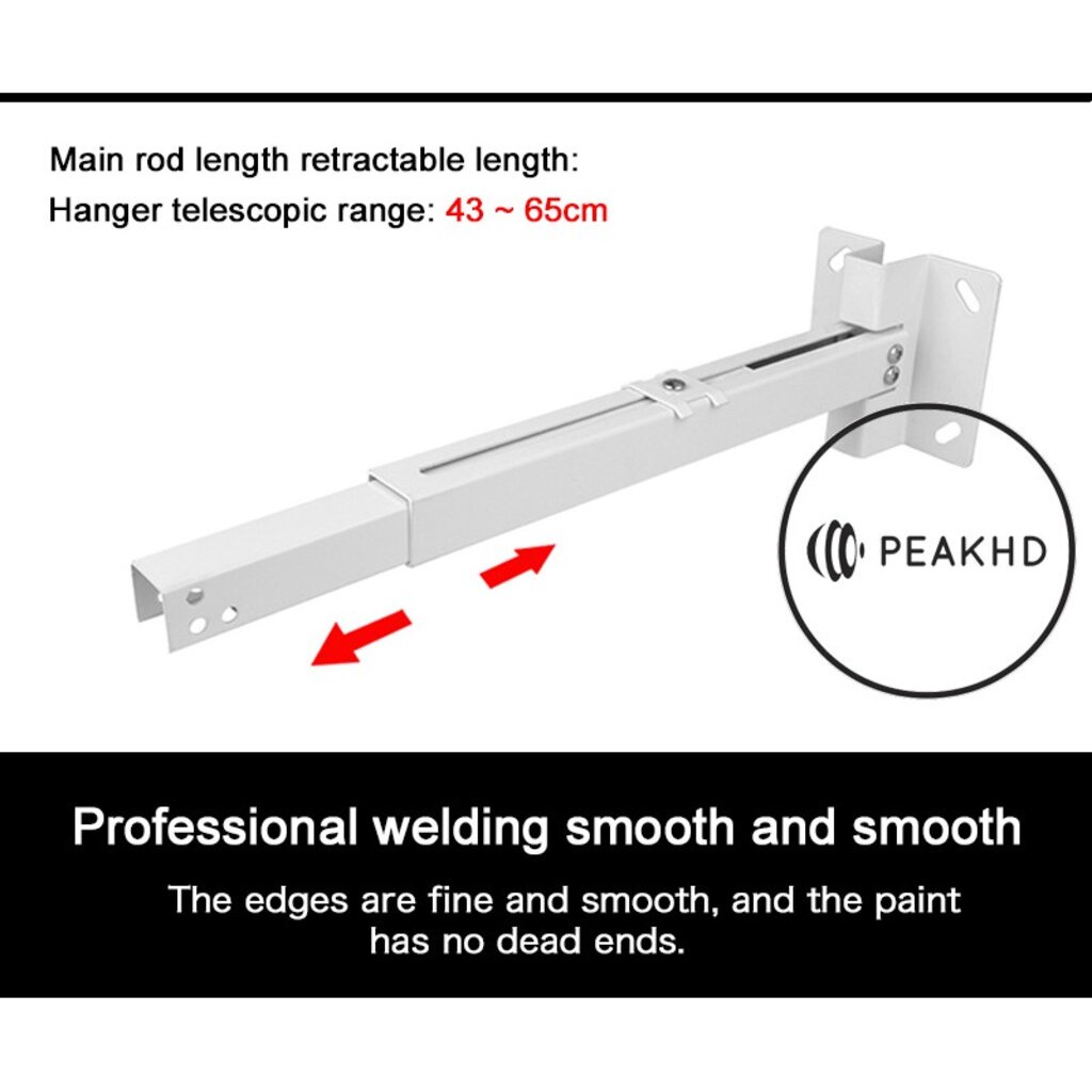 PEAK ขายึด ขาแขวน โปรเจคเตอร์ ปรับความยาวได้ 43-65 ซม. สำหรับทุกรุ่น Hanger projector เหมาะสำหรับโปรเจคเตอร์