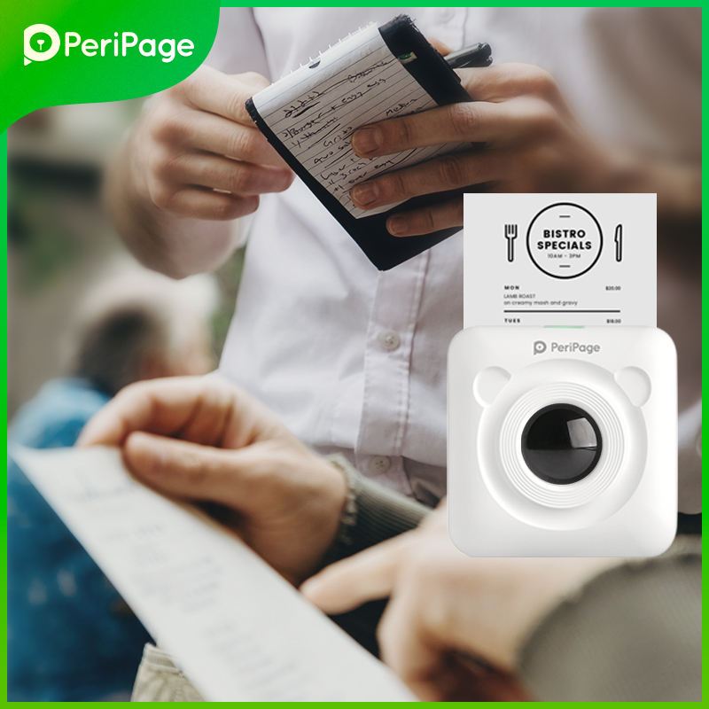 Peripage C6 Portable เครื่องปริ้นพกพาไร้สาย