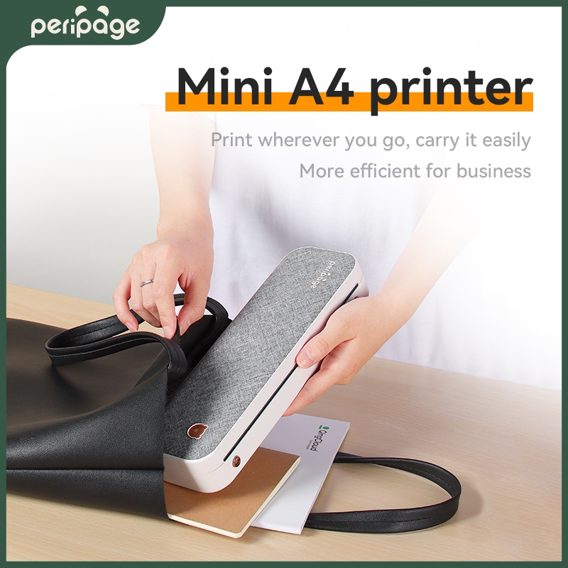 Peripage Mini A40 or A4 Printer เครื่องปริ้นพกพาไร้สาย