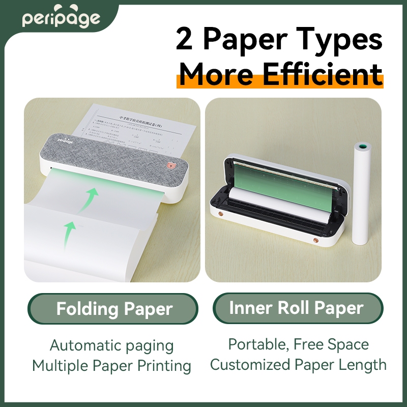 Peripage Mini A40 or A4 Printer เครื่องปริ้นพกพาไร้สาย