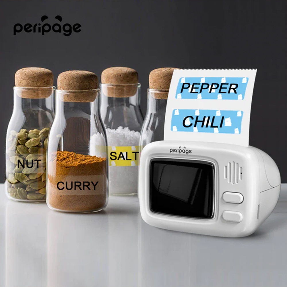 Peripage Mini Printer A2 รุ่นใหม่ล่าสุด เครื่องปริ้นพกพาไร้สาย เชื่อมต่อมือถือได้