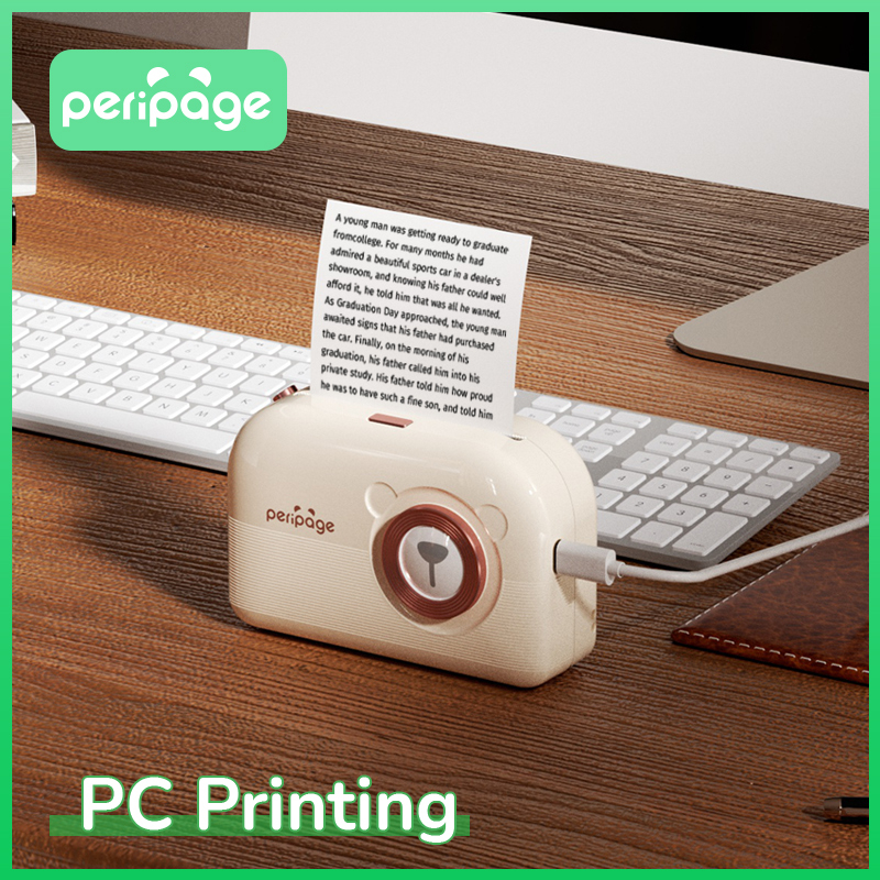 Peripage Mini Printer A3X เครื่องปริ้นพกพาไร้สาย
