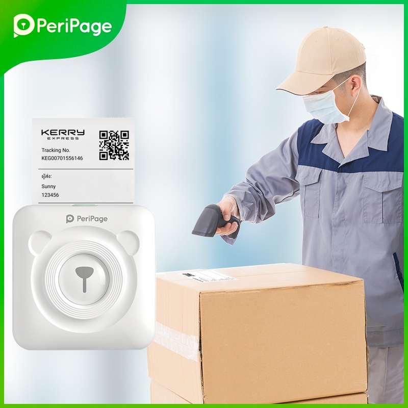 Peripage Mini Printer A6 เครื่องปริ้นพกพาไร้สาย