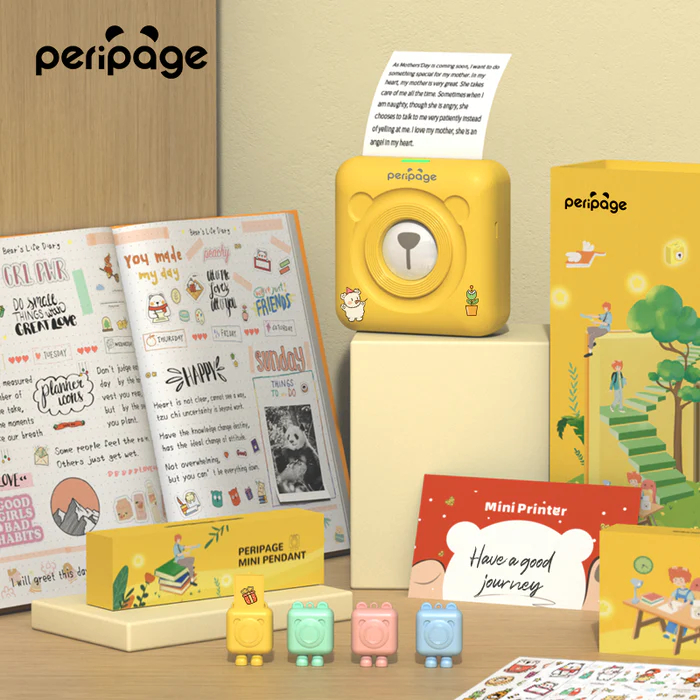 Peripage Mini Printer A6 GiftBox เครื่องปริ้นพกพาไร้สาย กล่องของขวัญเครื่องพิมพ์ขนาดเล็ก