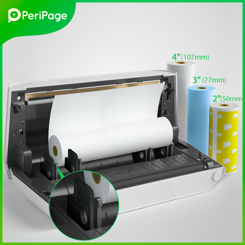 Peripage Mini Printer A9 MAX เครื่องปริ้นพกพาไร้สาย