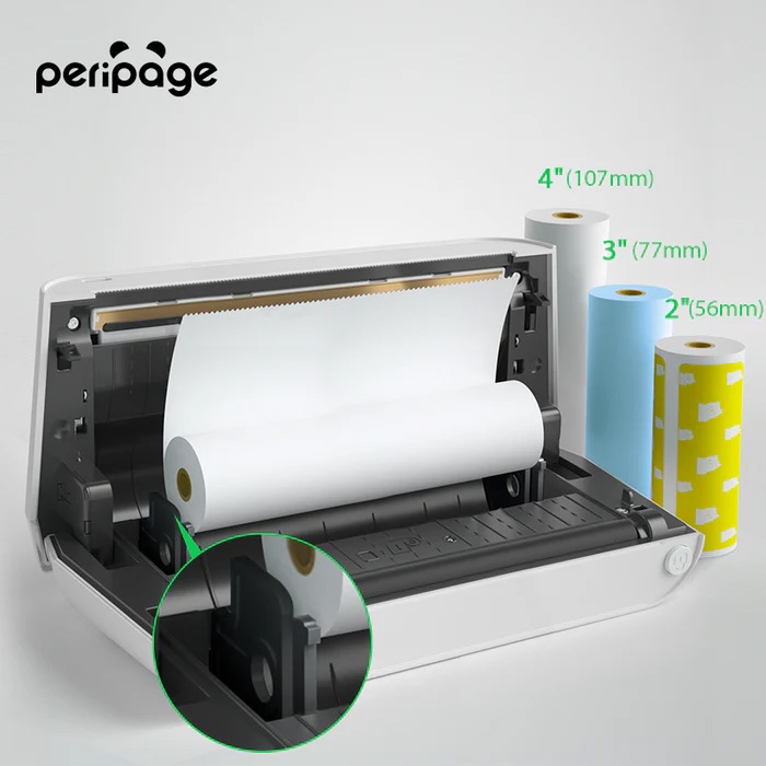 Peripage Mini Printer A9s MAX เครื่องปริ้นพกพาไร้สาย