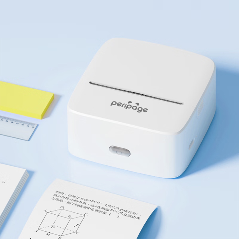 Peripage Mini Printer P21 รุ่นใหม่ เครื่องปริ้นพกพาไร้สาย ไร้หมึก มีแอพ บลูทูธเชื่อมต่อมือถือได้