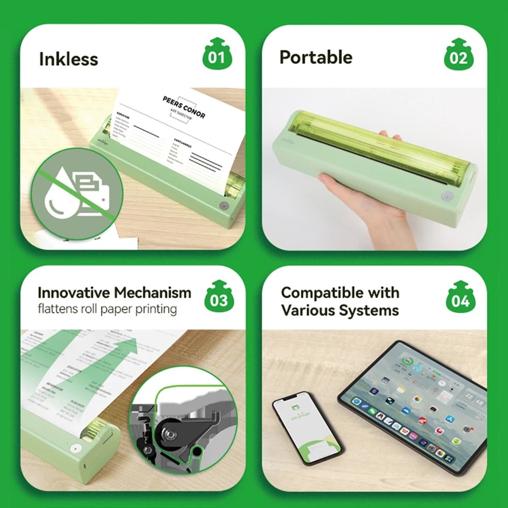 Peripage P80 Portable เครื่องปริ้นพกพาไร้สาย