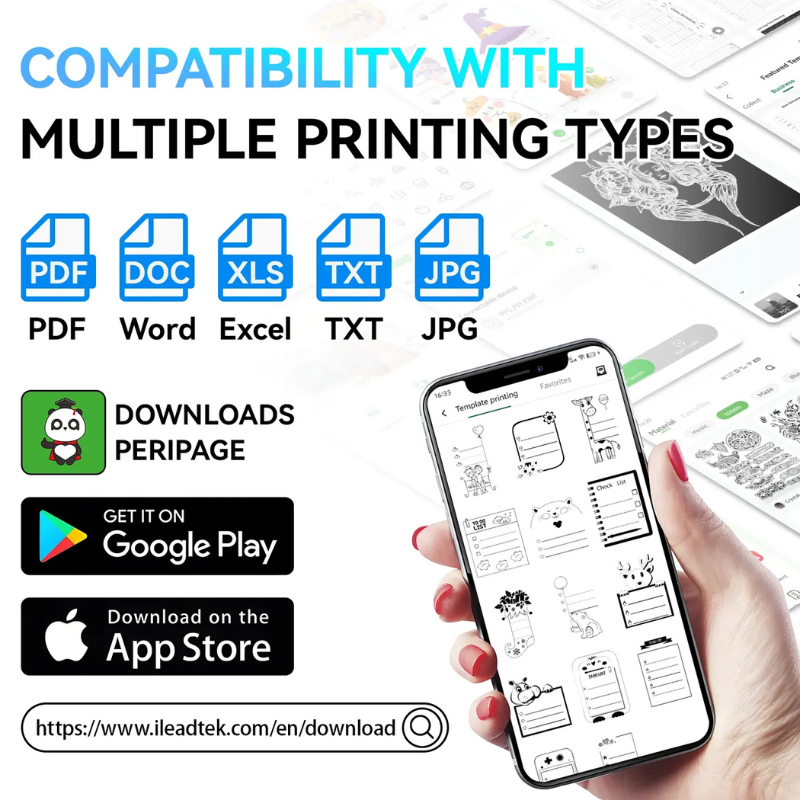 Peripage Printer P81 เครื่องปริ้นพกพาไร้สาย 203DPI