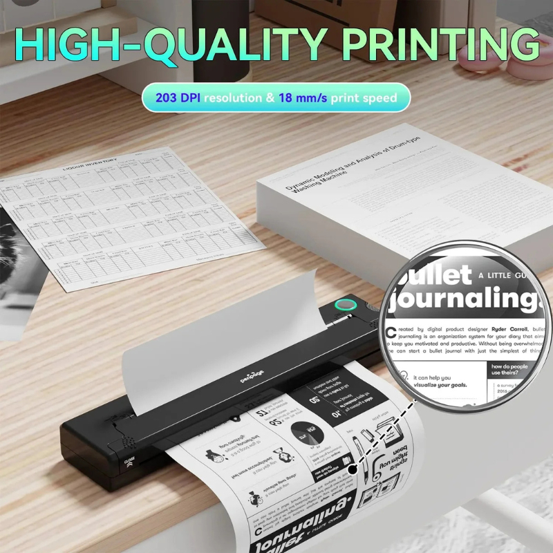 Peripage Printer P90 Tattoo Printer เครื่องปริ้นพกพาไร้สายและแทชทู