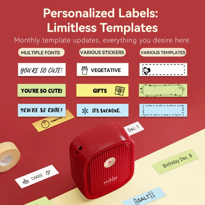 Peripage Voice Label Printer P10 เครื่องปริ้นฉลากด้วยเสียง