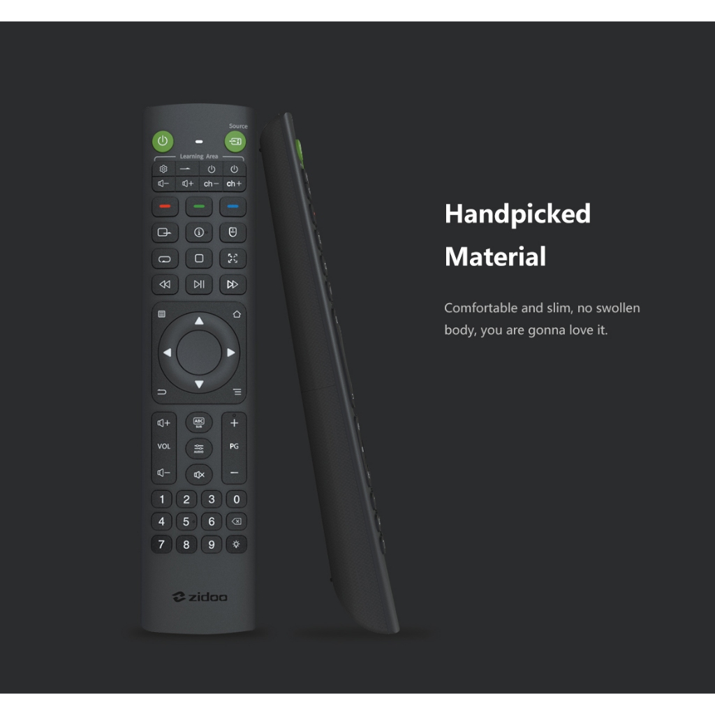 Remote control V12 for ZIDOO MEDIA PLAYER แบบ IR remote + Bluetooth