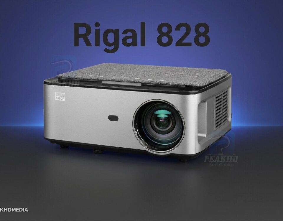 รีวิว Rigal 828 (RD-828) โปรเจคเตอร์ Android 9.0 Native 1080P 300 ANSI Lumens ประกันศูนย์ PEAKHD