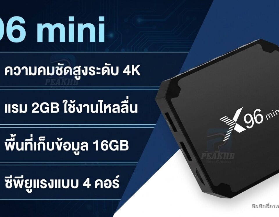 รีวิว X96 mini: กล่อง Android TV จิ๋ว Amlogic S905W ราคาคุ้มค่าสุด RAM 2GB ROM 16GB