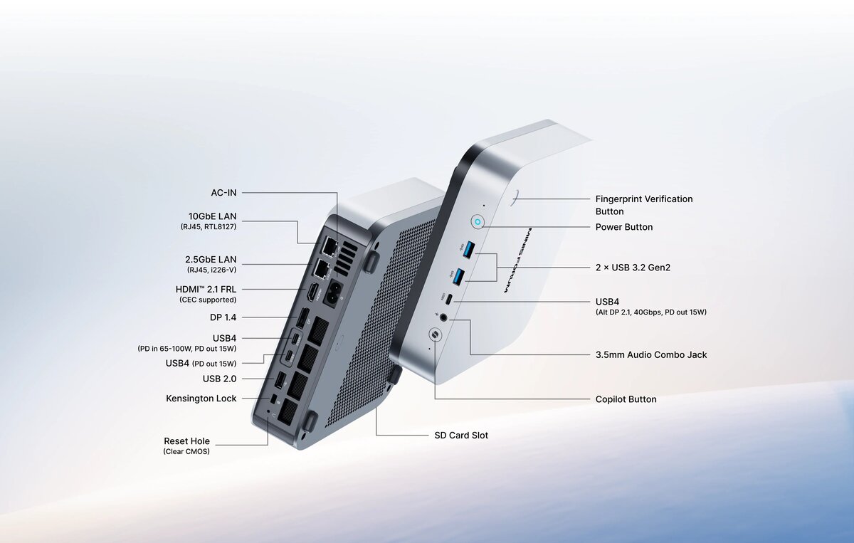 MINISFORUM M2 Pro-358H Core Ultra X7 358H